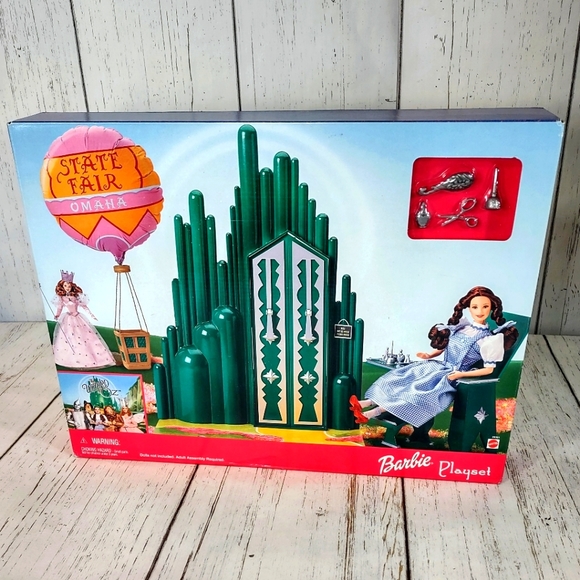 Mattel Toys Mattel Barbie Wizard Of Oz Emerald City Playset Nib